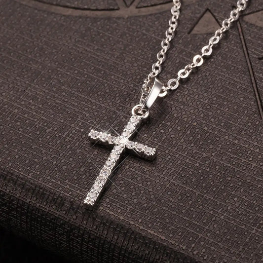 Cross Necklave w ICE