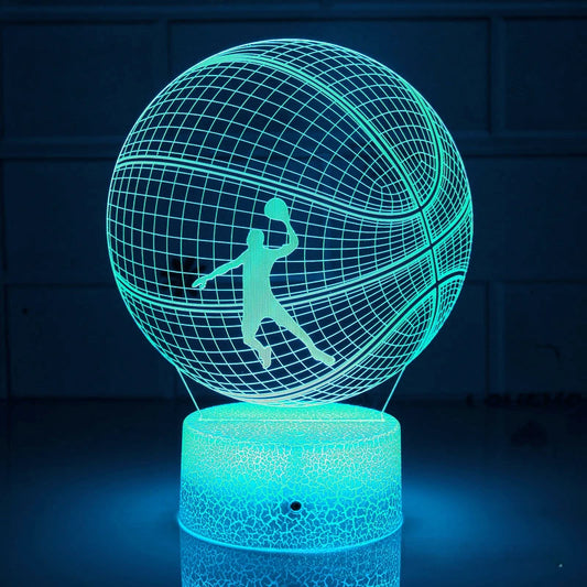 Neon Basketball Lamp