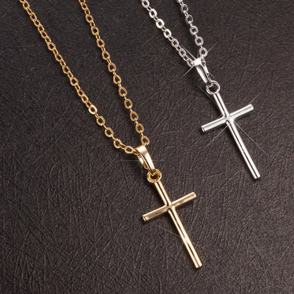 Cross Necklace w ICE