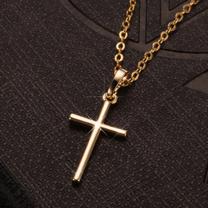 Cross Necklace w ICE